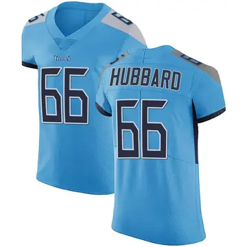 Chris Hubbard Men's Nike Light Blue Tennessee Titans Alternate Custom Game Jersey