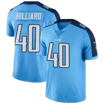 Tennessee Titans Dontrell Hilliard 40 White Vapor Limited Jersey - Bluefink