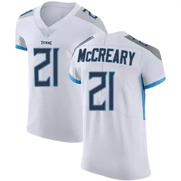 Tennessee Titans Roger McCreary 21 White Vapor Limited Jersey - Bluefink