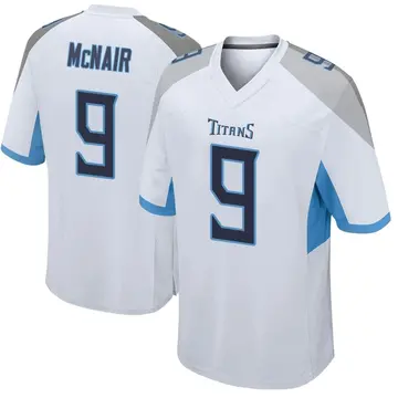 Steve McNair Tennessee Titans #9 Reebok NFL Jersey Size Youth Med 10-12 Blue