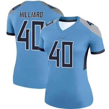 Tennessee Titans Dontrell Hilliard 40 White Vapor Limited Jersey - Bluefink