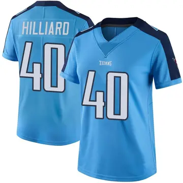 Tennessee Titans Dontrell Hilliard 40 White Vapor Limited Jersey - Bluefink