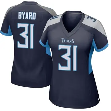 Limited Men's Kevin Byard Navy Blue Home Jersey - #31 Football Tennessee  Titans 100th Season Vapor Untouchable